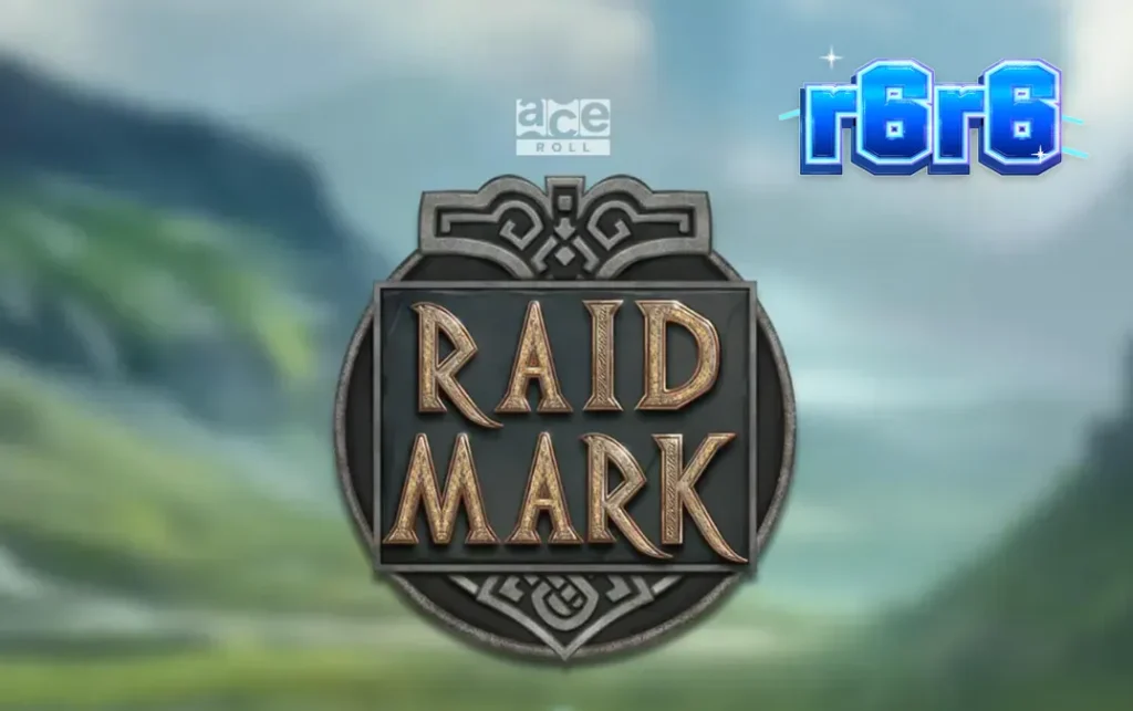 Tampilan visual slot Raidmark dengan tema Viking dan kapal perang